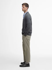 Barbour® Grey Marl Pimi 100% Cotton Knitted Cardigan - Image 3 of 6