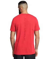 Under Armour Red Vanish Seamless Grid T-Shirt - Image 2 of 4