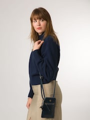 Conkca Bambino Leather Cross-Body Phone Bag - Image 2 of 9