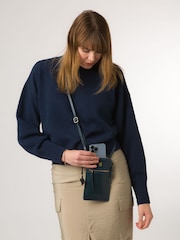 Conkca Bambino Leather Cross-Body Phone Bag - Image 3 of 9