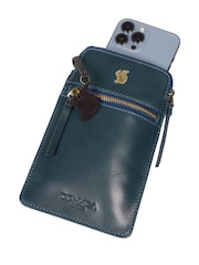 Conkca Bambino Leather Cross-Body Phone Bag - Image 9 of 9