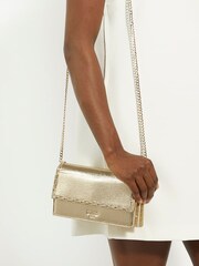 Dune London Gold Billionaires Chain Strap Purse - Image 1 of 7