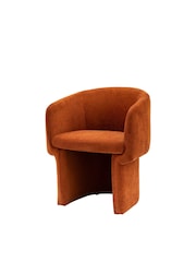 Gallery Home Rust Orange Hyde Armchair - Image 6 of 6