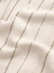 Ecru/Neutral Relaxed Fit EDIT Textured Stripe Trousers - Image 7 of 7
