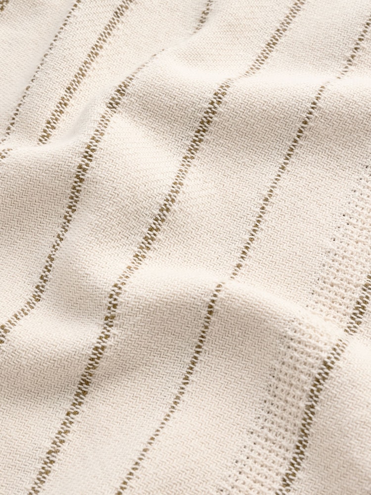 Ecru/Neutral Relaxed Fit EDIT Textured Stripe Trousers - Image 7 of 7