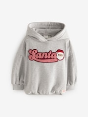 Grey Santa Hoodie (3mths-7yrs) - Image 4 of 7
