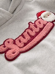 Grey Santa Hoodie (3mths-7yrs) - Image 6 of 7