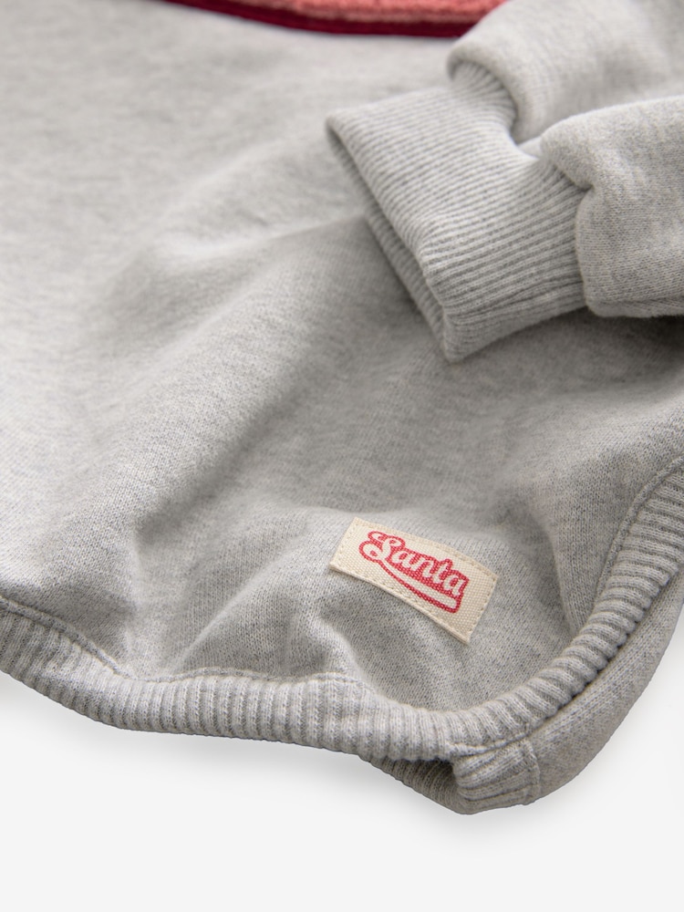 Grey Santa Hoodie (3mths-7yrs) - Image 7 of 7