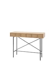 Gallery Home Brown Dalry 2 Drawer Console Table - Image 4 of 7