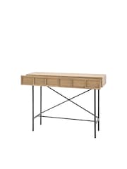 Gallery Home Brown Dalry 2 Drawer Console Table - Image 5 of 7