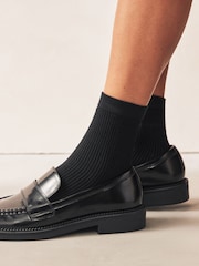 Schwarz - Thermal 100D Knöchelsocken 3er-Pack - Bild 6 von 7