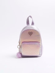 River Island Purple Girls Iridescent Backpack - Image 1 of 3