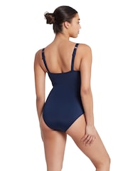 Zoggs Wrap Panel Classicback One Piece Swimsuit with Foam Cup Support and Adjustable Straps - Image 2 of 7