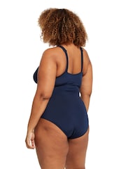 Zoggs Wrap Panel Classicback One Piece Swimsuit with Foam Cup Support and Adjustable Straps - Image 4 of 7