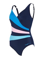Zoggs Wrap Panel Classicback One Piece Swimsuit with Foam Cup Support and Adjustable Straps - Image 6 of 7