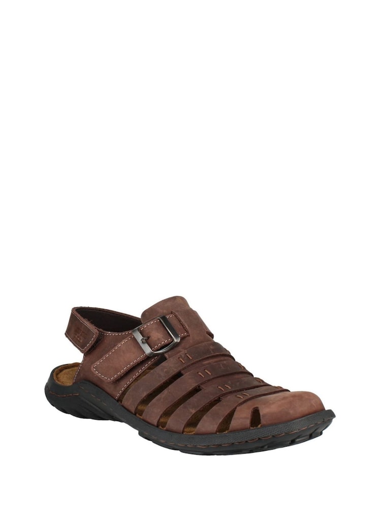 Josef Seibel Logan 70 Brown Sandals - Image 1 of 4