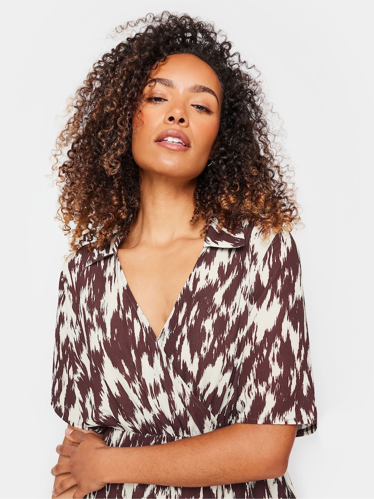 M&Co Printed Collared Shift Dress - Bild 4 von 4 M&Co Printed Collared Shift Dress - Bild 4 von 4
