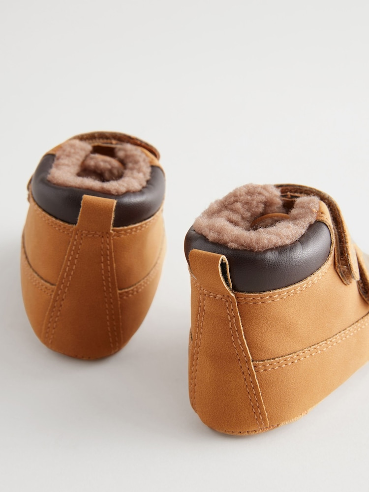 Honey Brown Touch Fastening Baby Work Boots (0-24mths) - Image 2 of 4