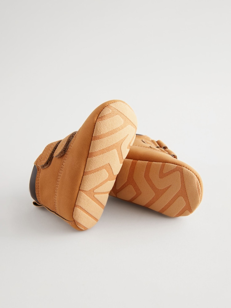 Honey Brown Touch Fastening Baby Work Boots (0-24mths) - Image 4 of 4