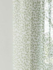 Enhanced Living Green Willow Pair Of Voile Panels - Image 3 of 3
