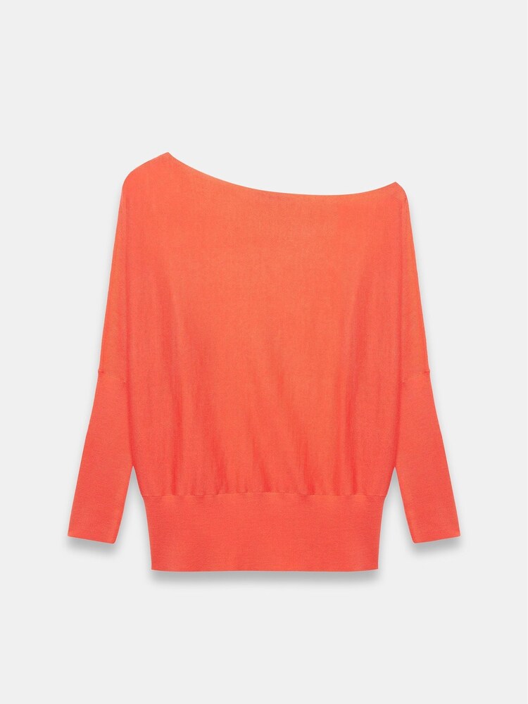 Mint Velvet Orange Wool Blend Batwing Jumper - Image 4 of 4