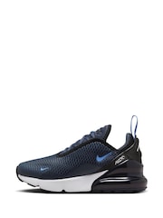 Nike Blue Air Max 270 Junior Trainers - Image 4 of 10