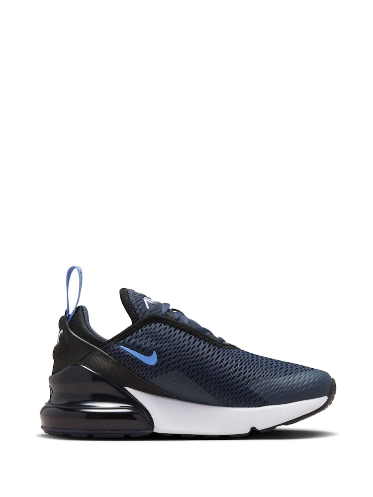 Nike Blue Air Max 270 Junior Trainers - Image 5 of 10