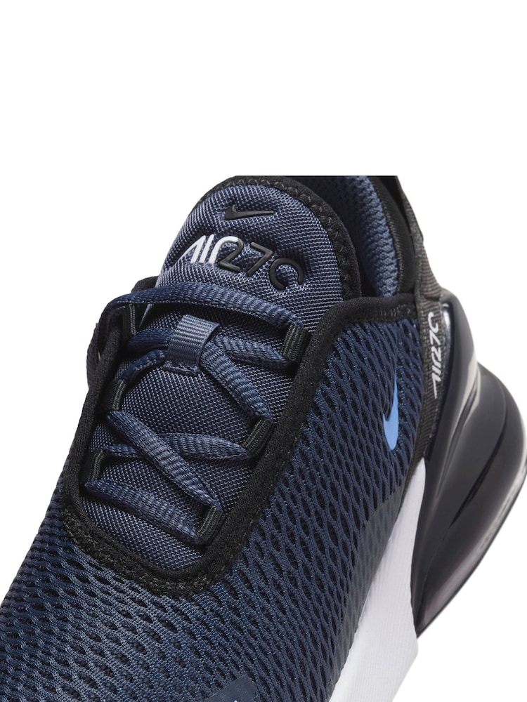 Nike Blue Air Max 270 Junior Trainers - Image 9 of 10
