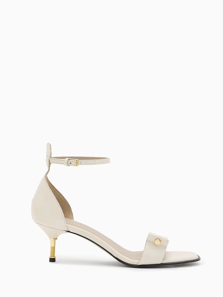 AllSaints Gloria White Sandals - Image 1 of 1