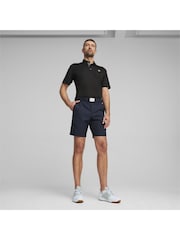 Schwarz - Puma Pure Solid Golf Herren Polo-Shirt - Bild 3 von 6