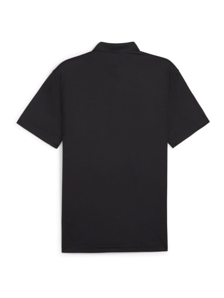 Schwarz - Puma Pure Solid Golf Herren Polo-Shirt - Bild 6 von 6