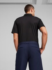 Puma Black Pure Solid Golf Mens Polo Shirt - Image 8 of 10