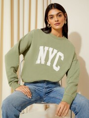 Friends Like These langärmliges Sweatshirt mit Rundhalsausschnitt - Bild 1 von 4