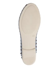 Pavers Blue Pavers Leather Open Toe Ballet Flats - Image 6 of 6