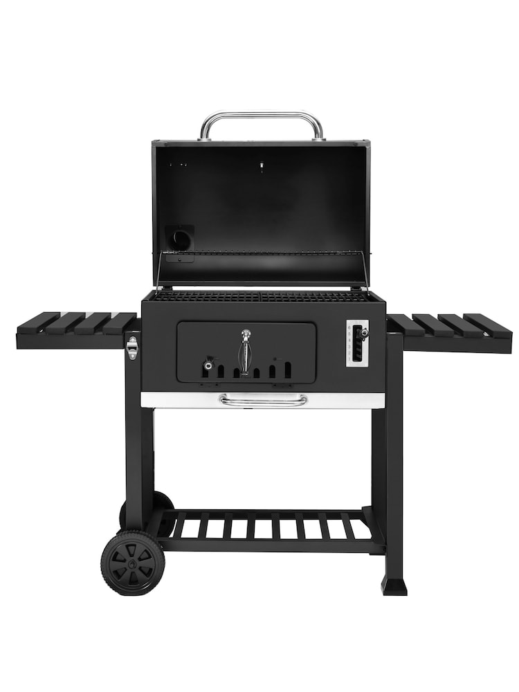 Callow Black XXL BBQ Grill And Adjustable Tray - Image 2 of 6