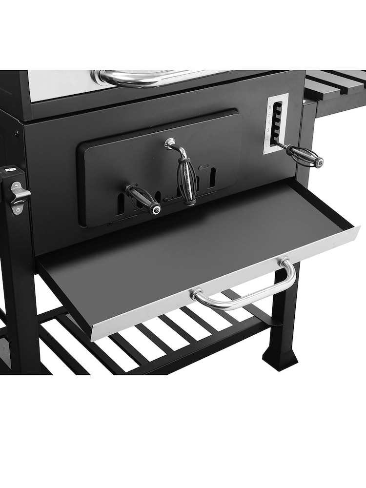 Callow Black XXL BBQ Grill And Adjustable Tray - Image 6 of 6