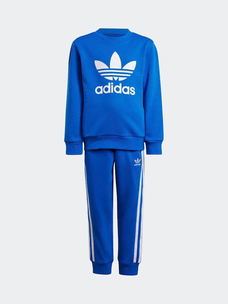 Buy adidas Originals Blue Adicolour Crew Tracksuit Set from Next