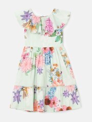 Angel & Rocket Green 100% Cotton Chloe Collar Dress - Image 6 of 7