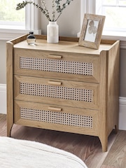 Julian Bowen Brown Sydney 3 Drawer Chest - Image 1 of 6