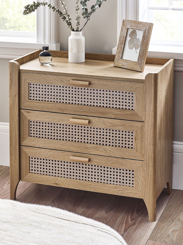 Julian Bowen Brown Sydney 3 Drawer Chest - Image 1 of 6