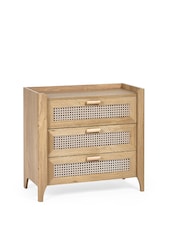 Julian Bowen Brown Sydney 3 Drawer Chest - Image 2 of 6