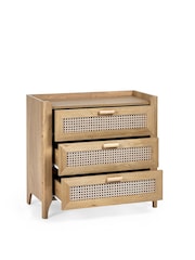 Julian Bowen Brown Sydney 3 Drawer Chest - Image 4 of 6
