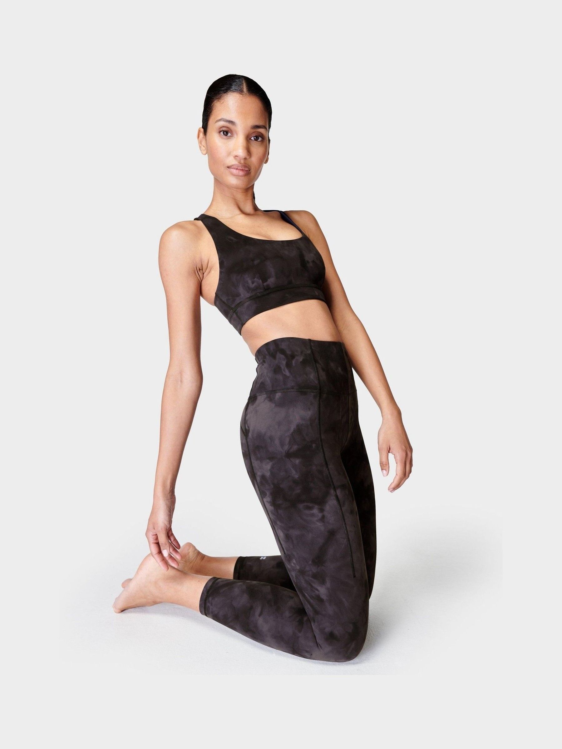 Buy Sweaty Betty Black Spray Dye Print 7 8 Length Super Soft Yoga Leggings from the Next UK online shop