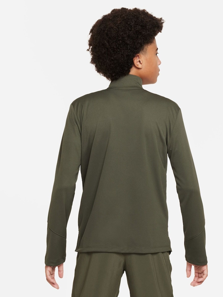 Nike Cargo Khaki Multi Dri-FIT UV Long Sleeve 1/2-Zip Top - Image 2 of 7