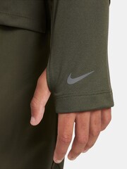 Nike Cargo Khaki Multi Dri-FIT UV Long Sleeve 1/2-Zip Top - Image 5 of 7