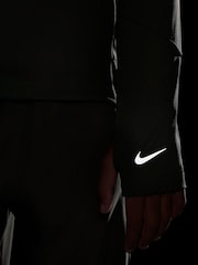 Nike Cargo Khaki Multi Dri-FIT UV Long Sleeve 1/2-Zip Top - Image 7 of 7