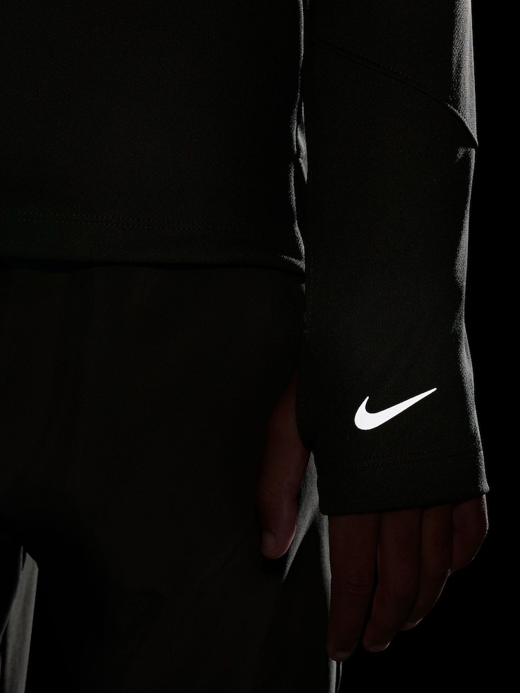 Nike Cargo Khaki Multi Dri-FIT UV Long Sleeve 1/2-Zip Top - Image 7 of 7