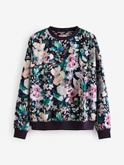 Brown Floral Cosy Long Sleeve Pyjamas - Image 7 of 10