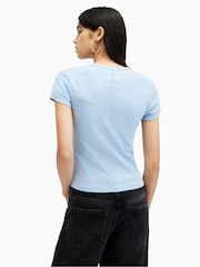 AllSaints Blue Stevie T-Shirt - Image 2 of 7