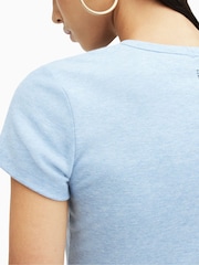 AllSaints Blue Stevie T-Shirt - Image 6 of 7